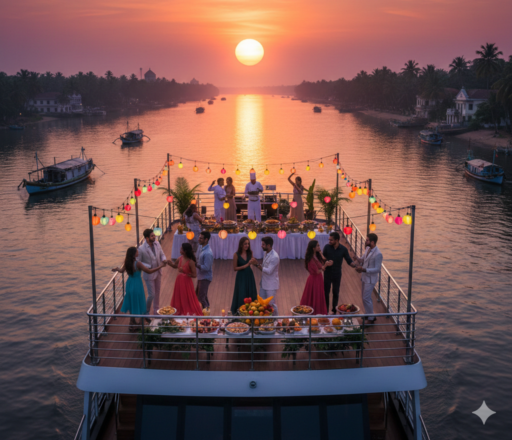 Romantic Sunset Cruise Party Goa